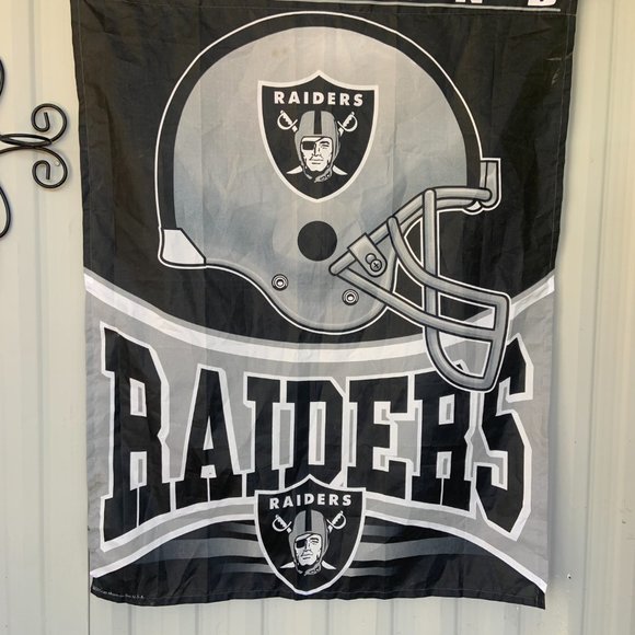 Oakland Raiders Vintage Flag Las Vegas Raiders - Picture 8 of 9